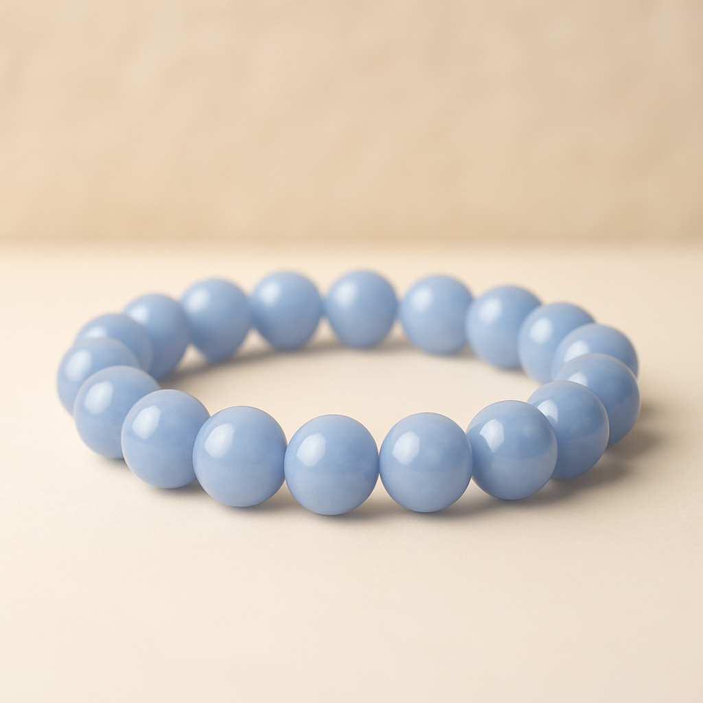đ Bracelet en CalcĂ©doine â 6 mm, 8 mm, 10 mm â QualitĂ© extra, A Ă AA