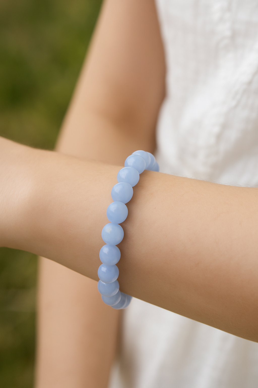 đ Bracelet en CalcĂ©doine â 6 mm, 8 mm, 10 mm â QualitĂ© extra, A Ă AA