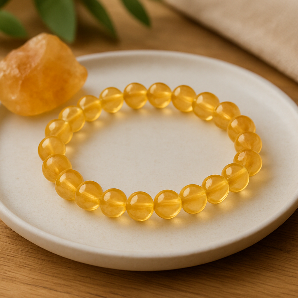 ✨ Bracelet en Citrine – 6 mm, 8 mm, 10 mm – Qualité extra à AA