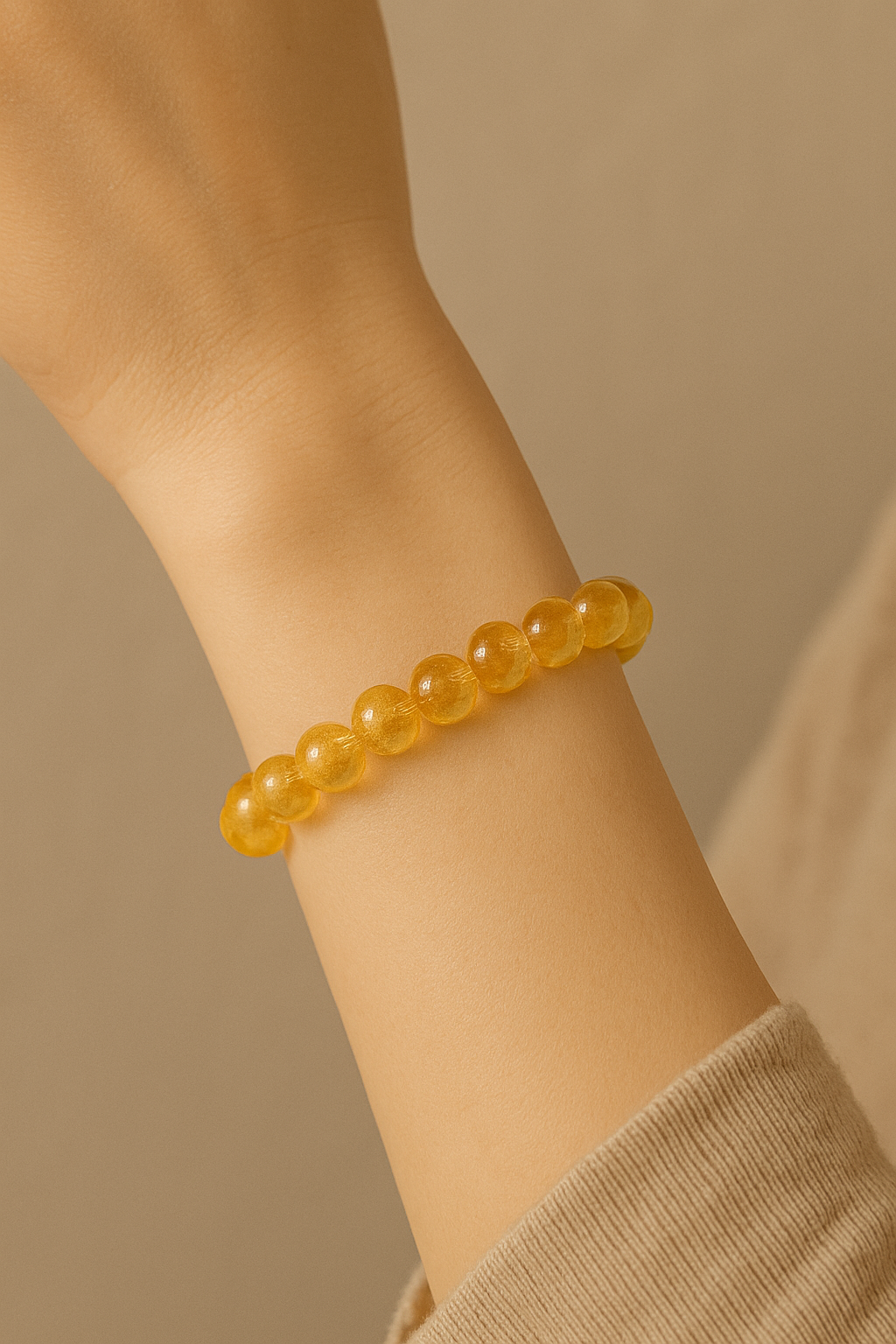✨ Bracelet en Citrine – 6 mm, 8 mm, 10 mm – Qualité extra à AA