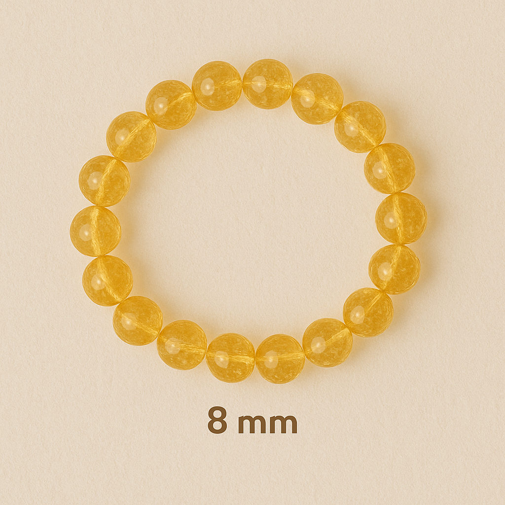 ✨ Bracelet en Citrine – 6 mm, 8 mm, 10 mm – Qualité extra à AA