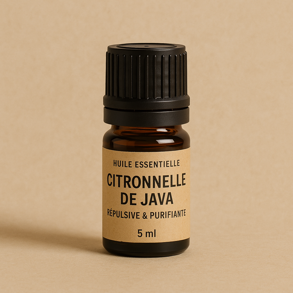 Huile Essentielle de Citronnelle de Java – Anti-Moustiques & Purifiante