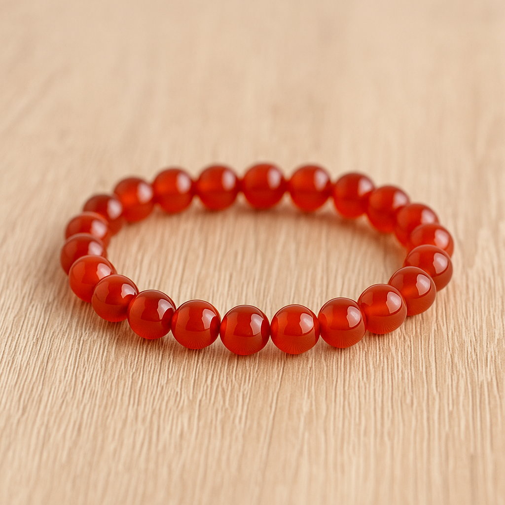 đ„ Bracelet en Cornaline â 6 mm, 8 mm, 10 mm â QualitĂ© A Ă AA
