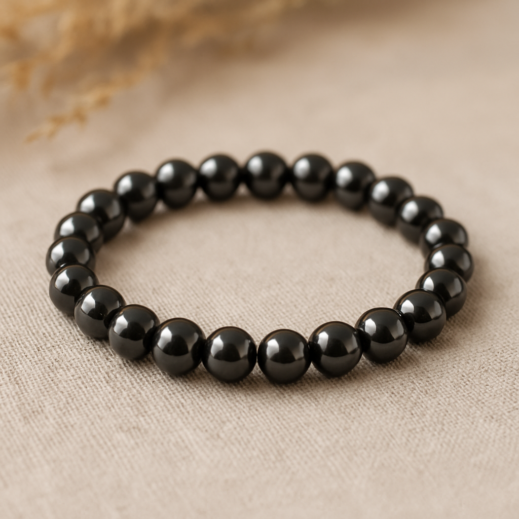 🧲 Bracelet en Hématite – 6 mm, 8 mm, 10 mm – Qualité extra à AA