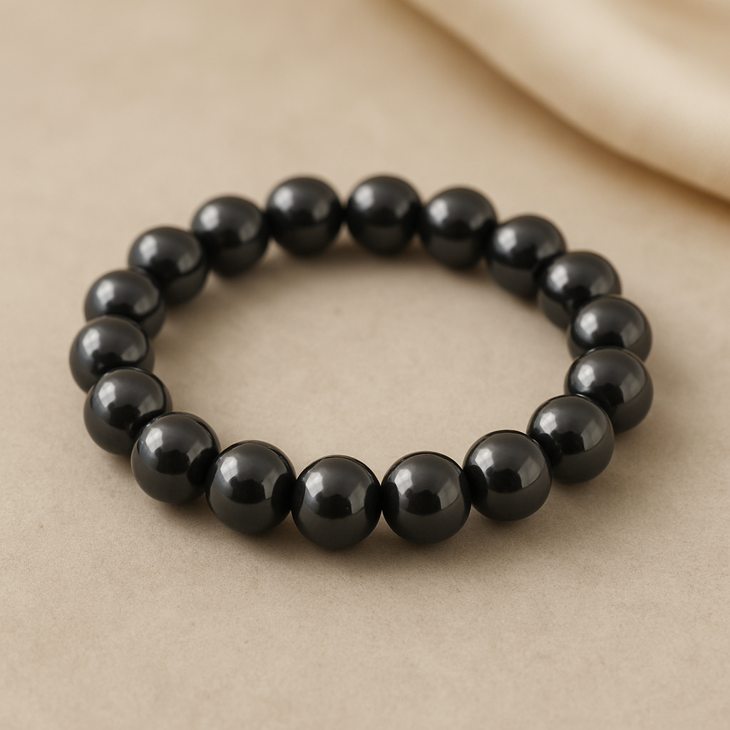 🧲 Bracelet en Hématite – 6 mm, 8 mm, 10 mm – Qualité extra à AA