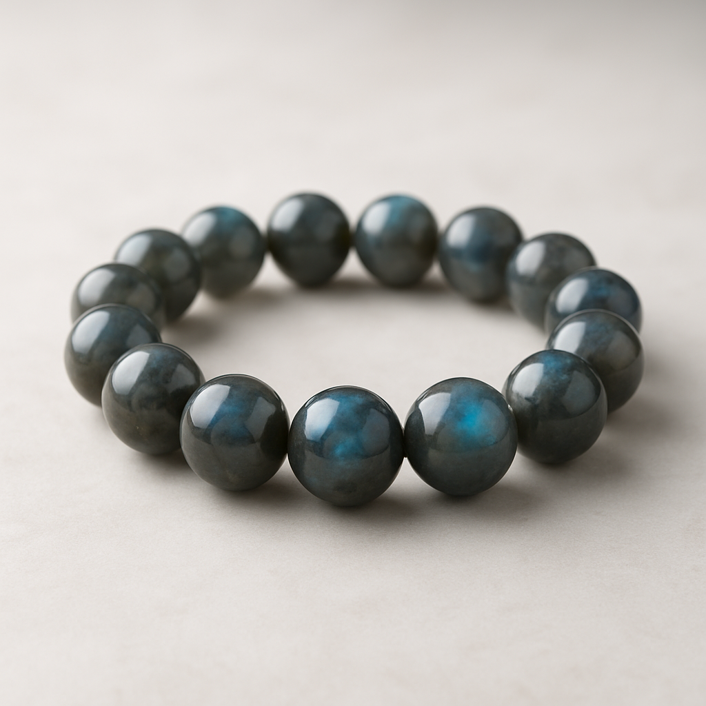 🧿 Bracelet en Labradorite Naturelle – 6 mm, 8 mm, 10 mm – Qualité extra à A