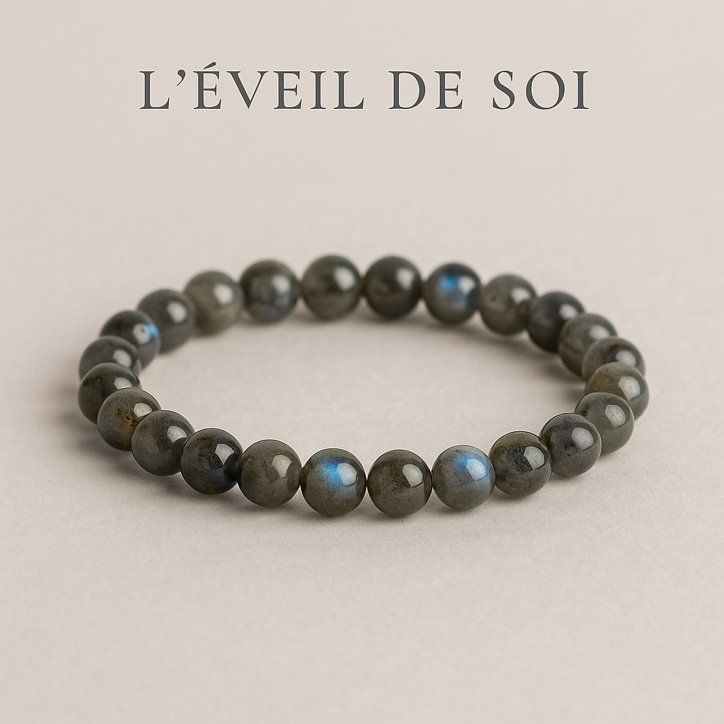 🧿 Bracelet en Labradorite Naturelle – 6 mm, 8 mm, 10 mm – Qualité extra à A