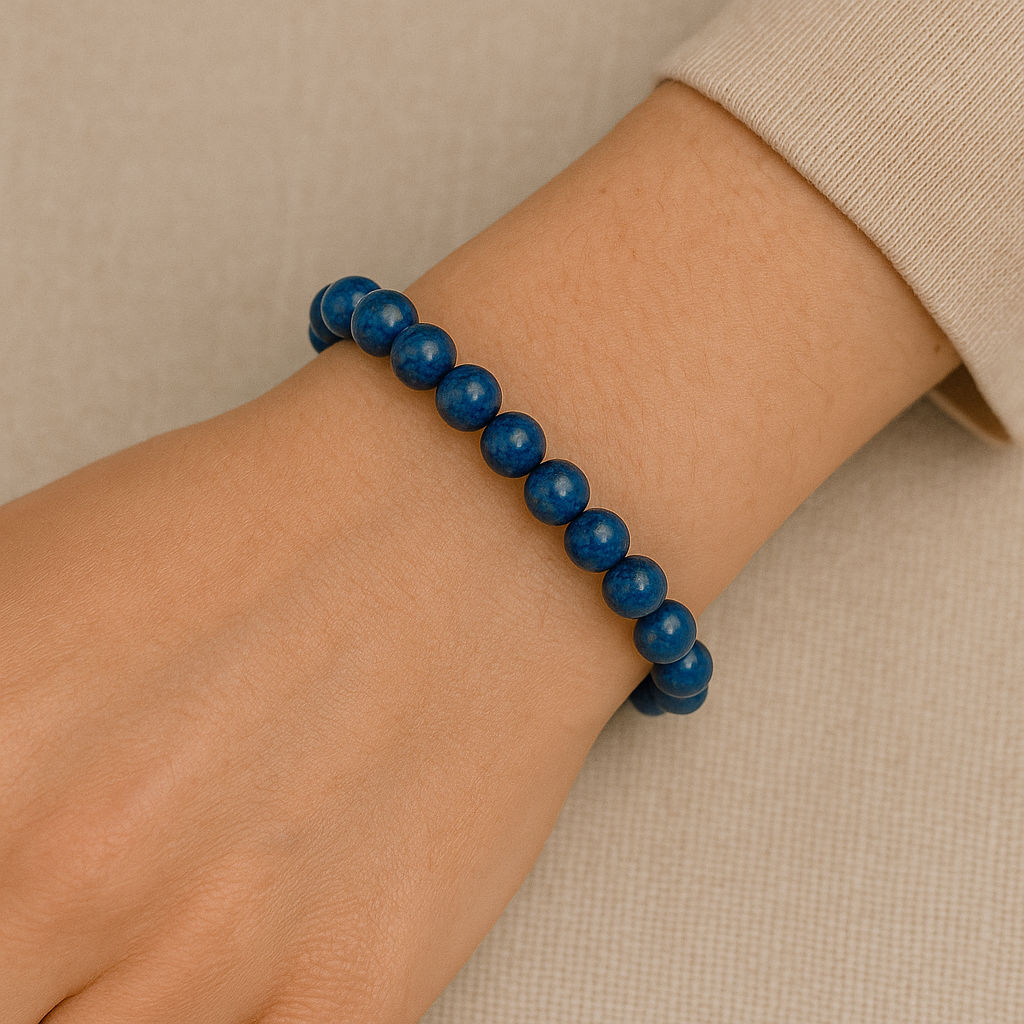Bracelet en Lapis-Lazuli – 6 mm / 8 mm / 10 mm - Qualité de extra à AA