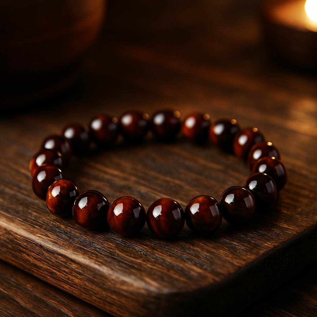 🐂 Bracelet en Œil de Taureau – 6 mm, 8 mm, 10 mm – Qualité Extra à AA