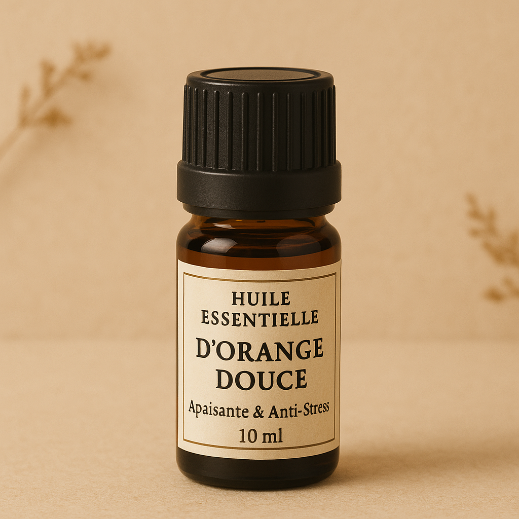 Huile Essentielle d’Orange Douce – Anti-Stress & Diffusion