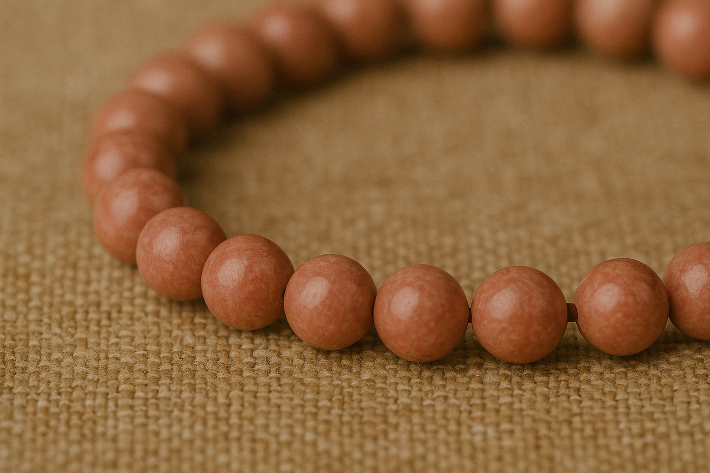 đ Bracelet en Rhodonite â 6 mm, 8 mm, 10 mm â QualitĂ© A Ă AA
