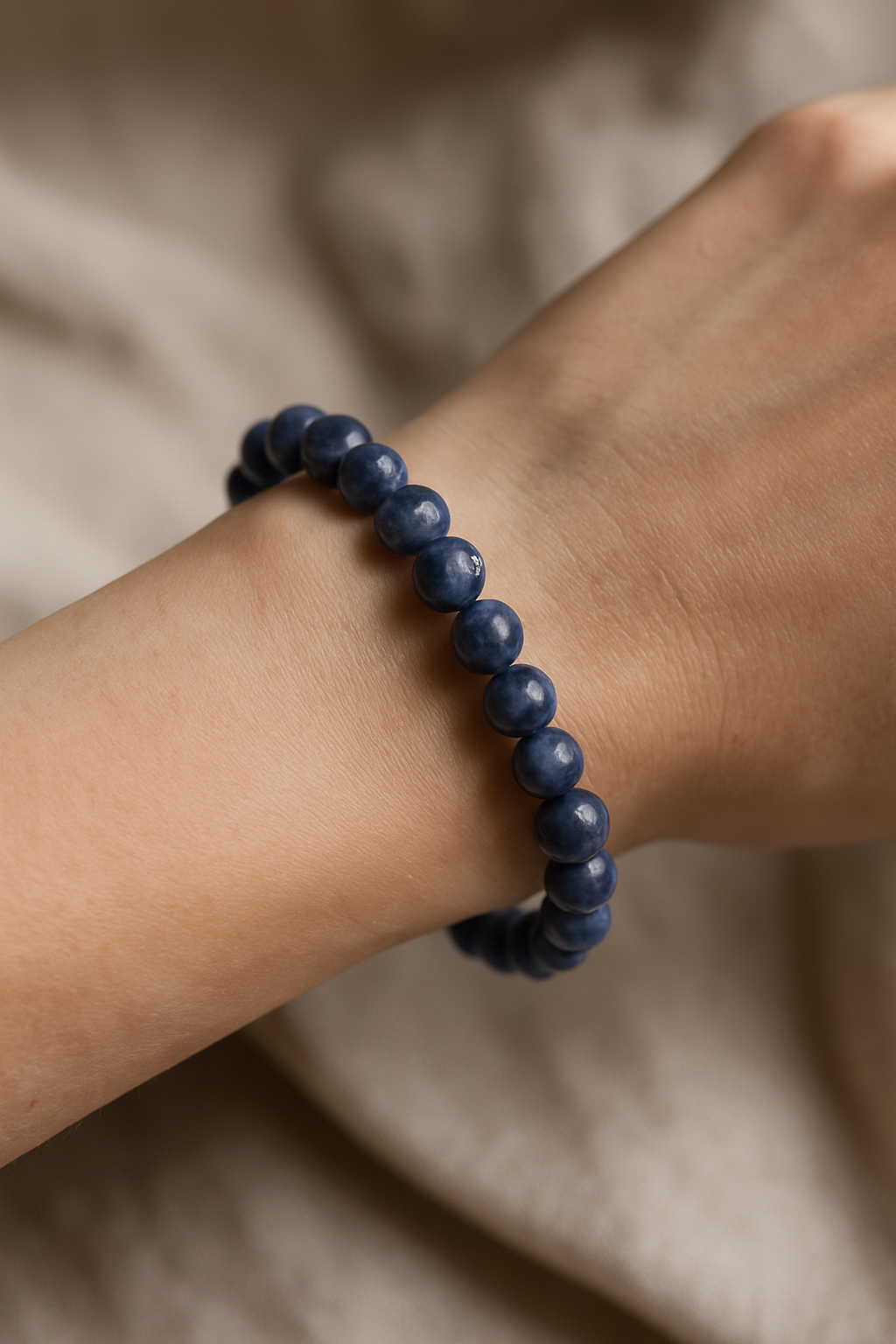 đ Bracelet en Sodalite â 6 mm, 8 mm, 10 mm â QualitĂ© A Ă AA