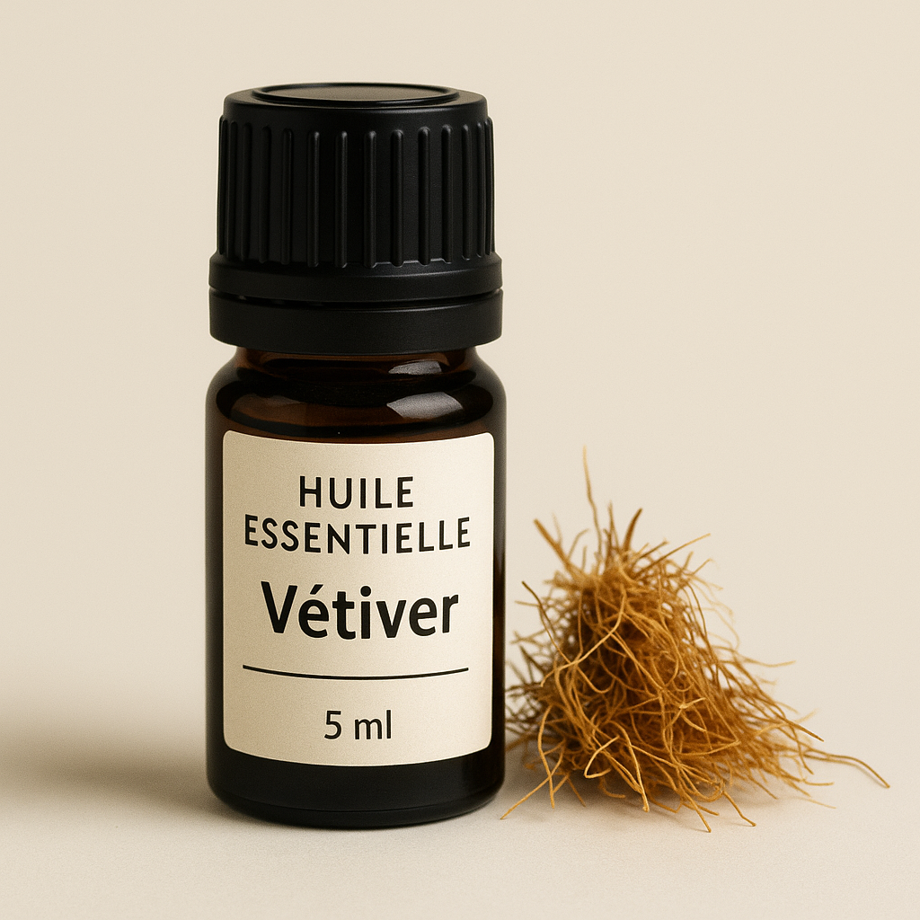 Huile essentielle de Vétiver – Ancrage, Détente & Stabilité Intérieure