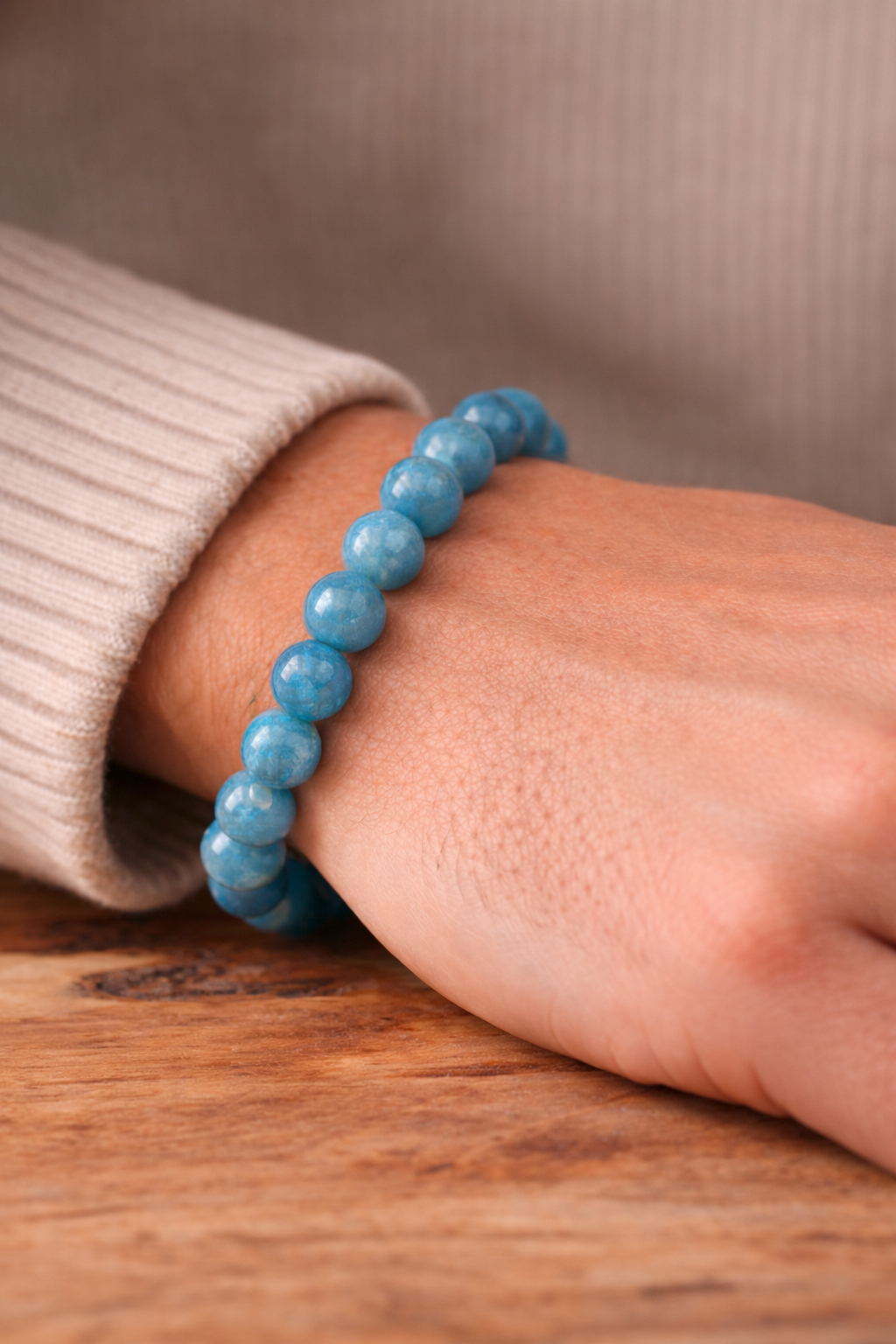 Bracelet en Jade Néphrite Naturel 10 mm – Harmonie & Sérénité