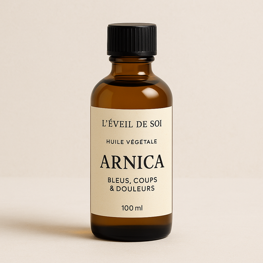 Huile Végétale d’Arnica – Bleus, Coups & Douleurs – 50 ml