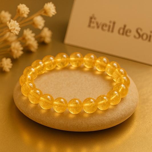 ✨ Bracelet en Citrine – 6 mm, 8 mm, 10 mm – Qualité extra à AA