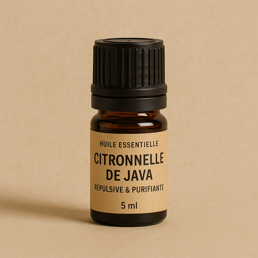 Huile Essentielle de Citronnelle de Java – Anti-Moustiques & Purifiante