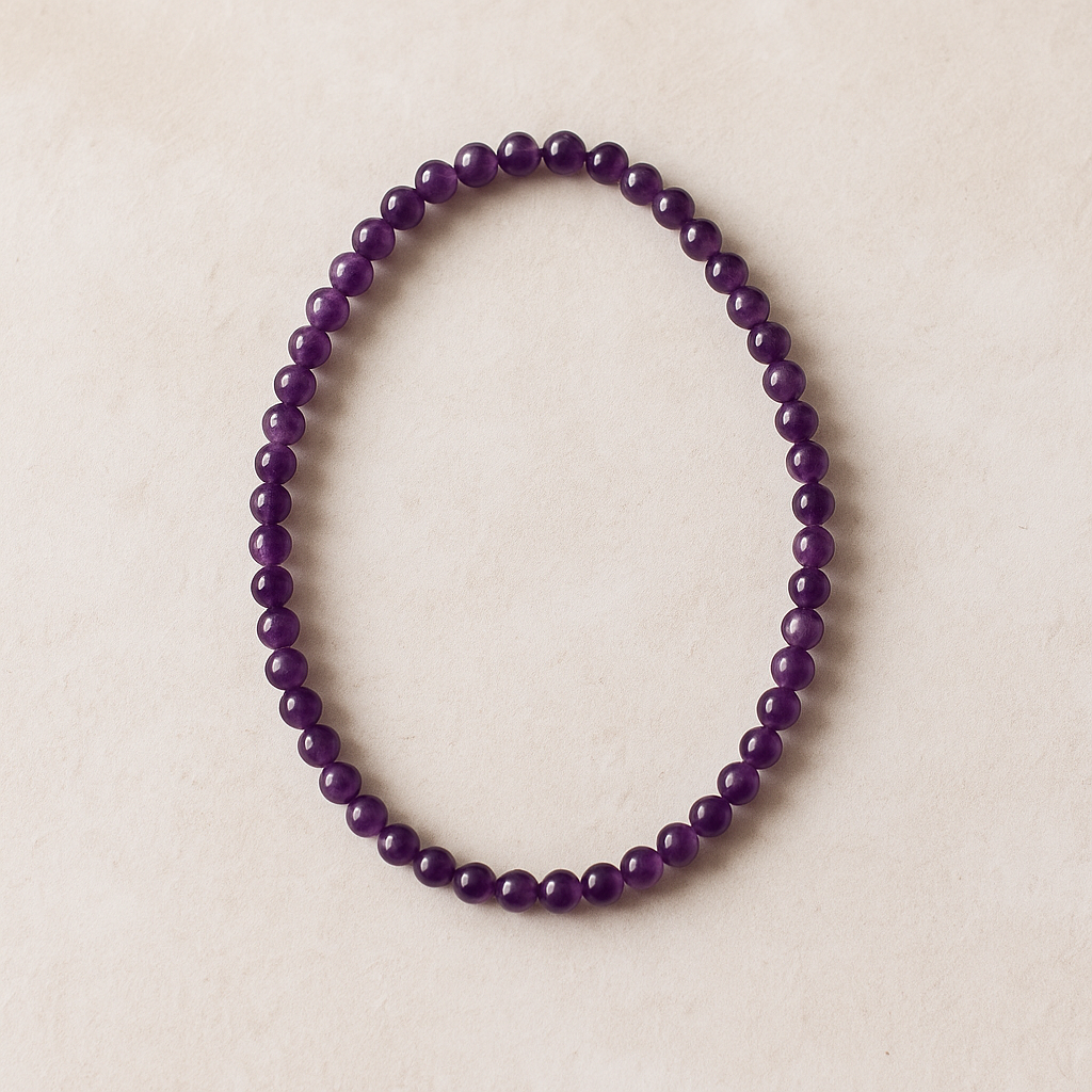 Collier Boule en Améthyste - Harmonie & Spirualité