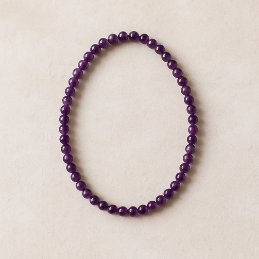 Collier Boule en Améthyste - Harmonie & Spirualité