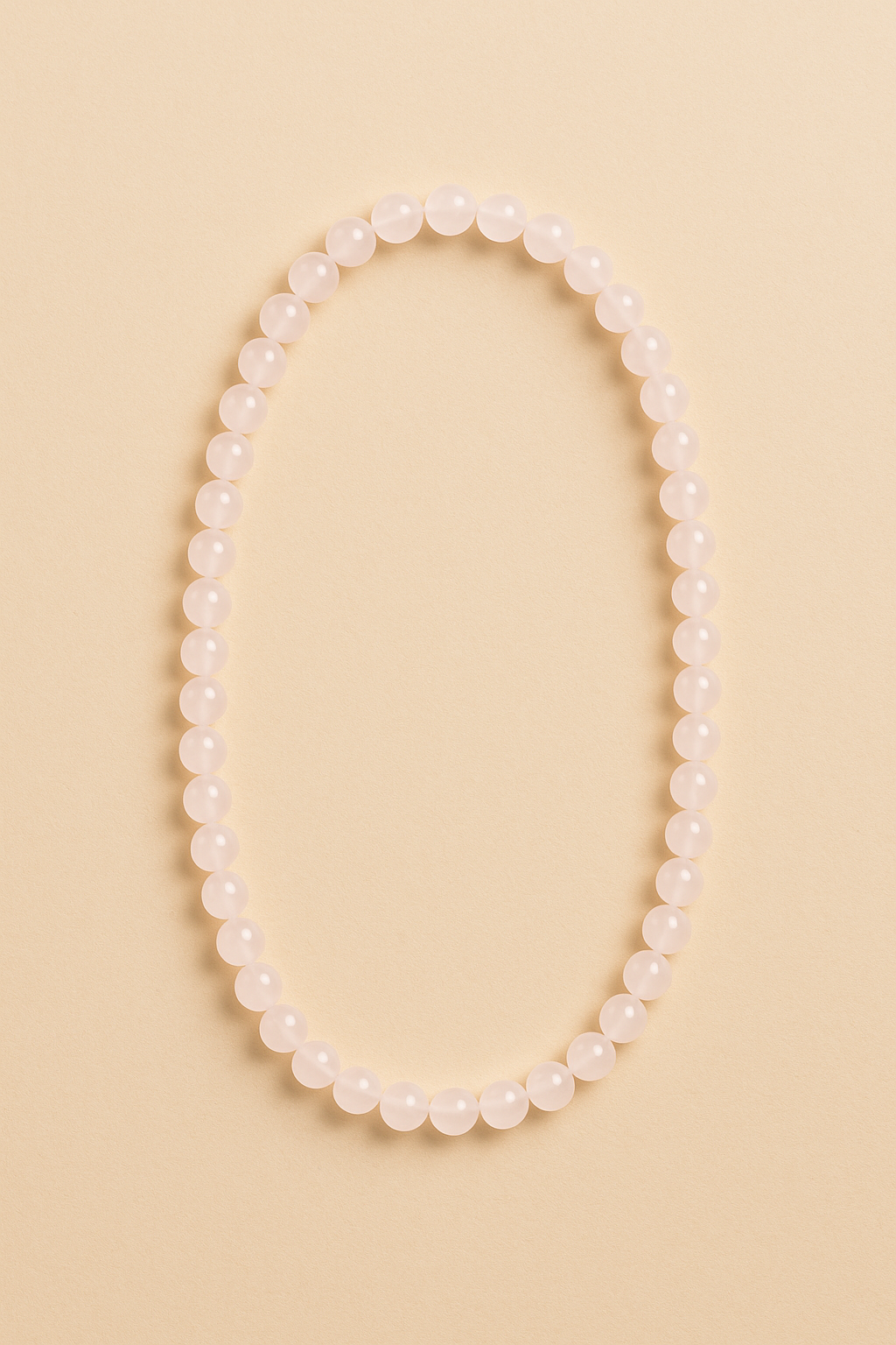 🛍️ Collier Quartz Rose – 4 / 6 / 8 mm – Amour & Douceur