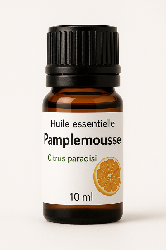 ✨ Huile essentielle de Pamplemousse – Énergie, Ligne & Positivité