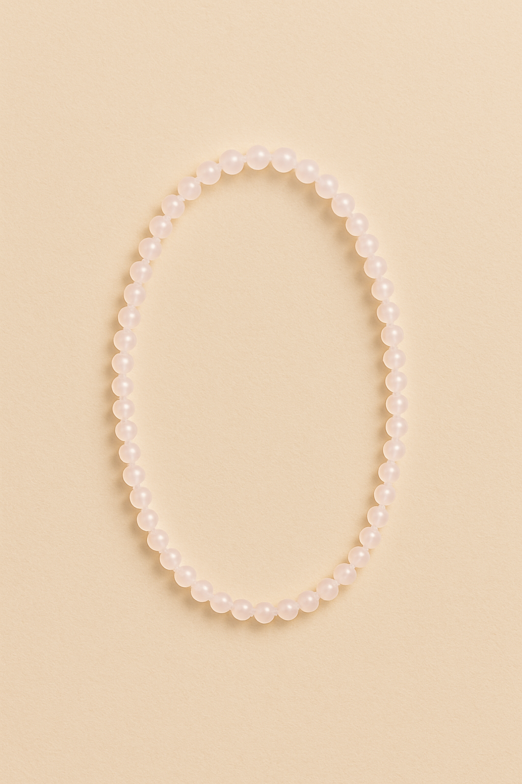 🛍️ Collier Quartz Rose – 4 / 6 / 8 mm – Amour & Douceur