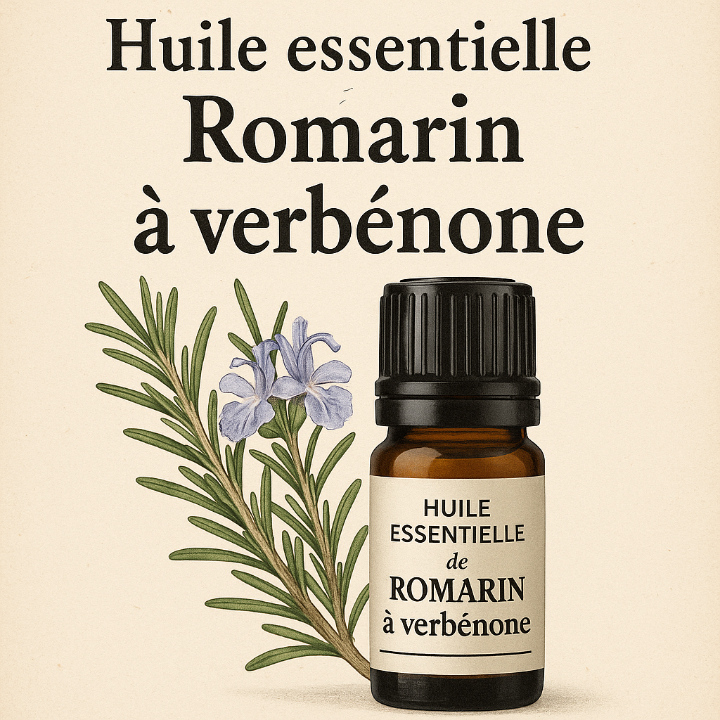 Huile essentielle de Romarin à Verbénone – Détox, Peau & Harmonie Intérieure