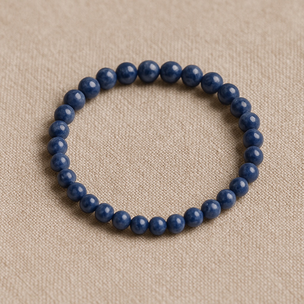 💙 Bracelet en Sodalite – 6 mm, 8 mm, 10 mm – Qualité A à AA