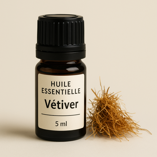 Huile essentielle de Vétiver – Ancrage, Détente & Stabilité Intérieure